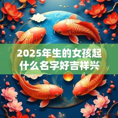 2025年生的女孩起什么名字好吉祥兴旺的新生儿名字大全