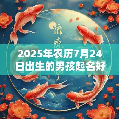 2025年农历7月24日出生的男孩起名好寓意的名字分享