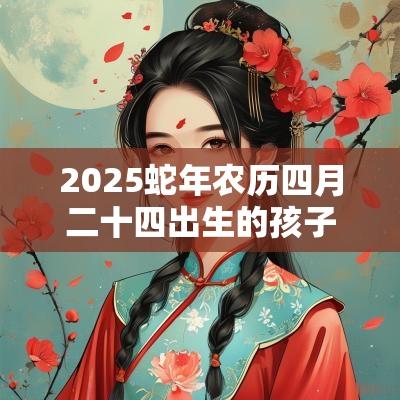 2025蛇年农历四月二十四出生的孩子怎样取名好字分享