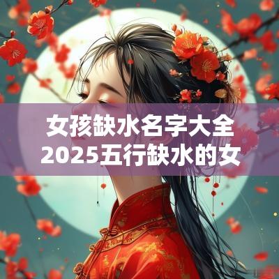 女孩缺水名字大全2025五行缺水的女孩高雅文艺的名字