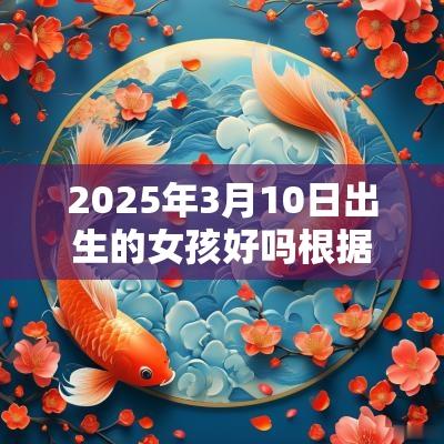 2025年3月10日出生的女孩好吗根据五行旺缺起名字