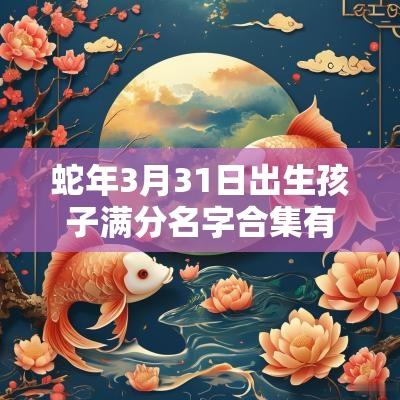 蛇年3月31日出生孩子满分名字合集有智慧的蛇宝宝起名