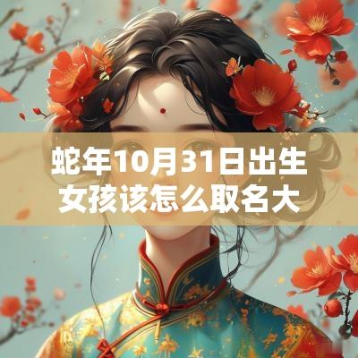 蛇年10月31日出生女孩该怎么取名大气好听的女宝宝名字