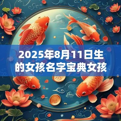 2025年8月11日生的女孩名字宝典女孩子取名技巧