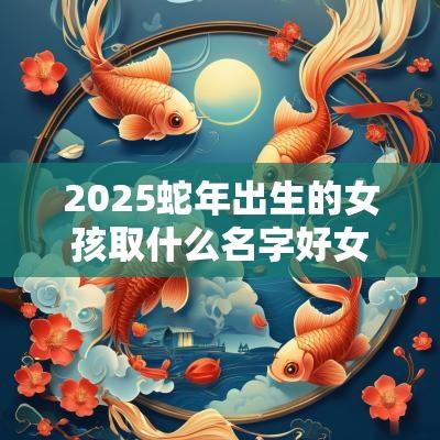 2025蛇年出生的女孩取什么名字好女宝2025蛇取名
