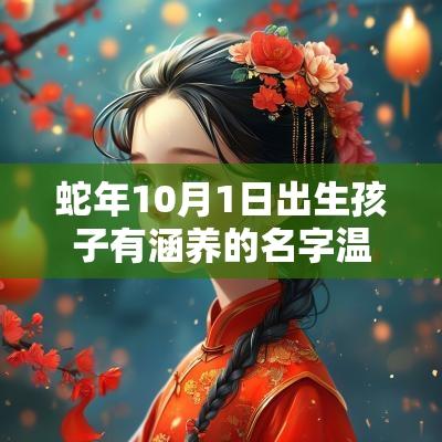 蛇年10月1日出生孩子有涵养的名字温文尔雅的蛇宝宝名字