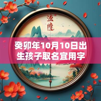 癸卯年10月10日出生孩子取名宜用字杰出的蛇年宝宝名字