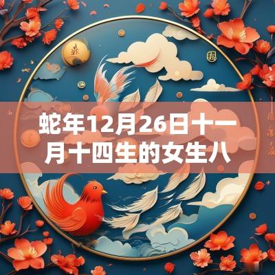 蛇年12月26日十一月十四生的女生八字取名缺金取名宝典