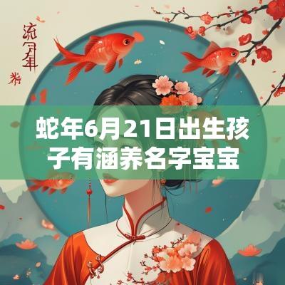 蛇年6月21日出生孩子有涵养名字宝宝积极向上的起名合集