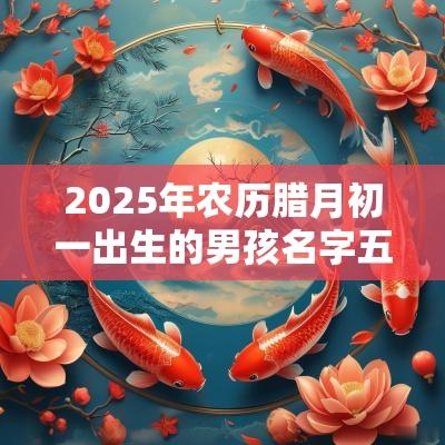 2025年农历腊月初一出生的男孩名字五行缺火怎么取名