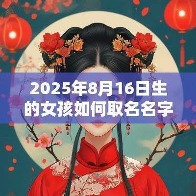 2025年8月16日生的女孩如何取名名字结构要相同