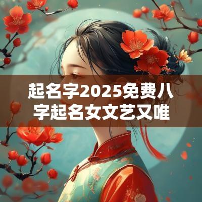 起名字2025免费八字起名女文艺又唯美的女宝宝名字