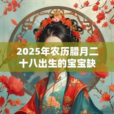 2025年农历腊月二十八出生的宝宝缺什么取名如何补火