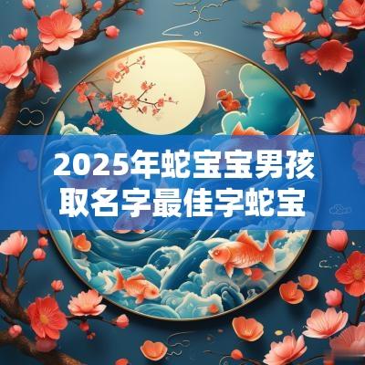2025年蛇宝宝男孩取名字最佳字蛇宝宝满分宝宝名字