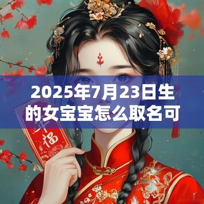 2025年7月23日生的女宝宝怎么取名可爱的宝宝名字