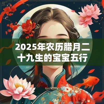 2025年农历腊月二十九生的宝宝五行缺吗取名冷门小众