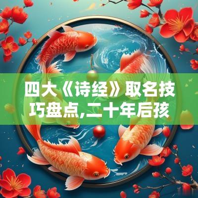 四大《诗经》取名技巧盘点,二十年后孩子会感谢你给的好名！