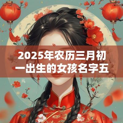 2025年农历三月初一出生的女孩名字五行属土怎么取名 2025年农历三月初一出生的女孩名字五行属土怎么取名