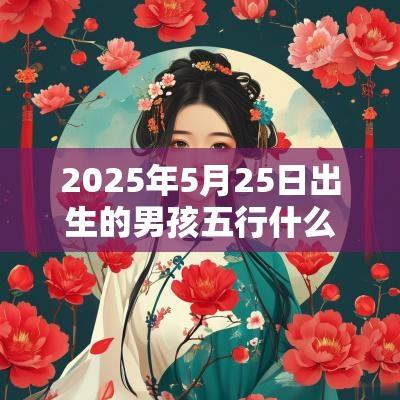 2025年5月25日出生的男孩五行什么命缺木周易取名