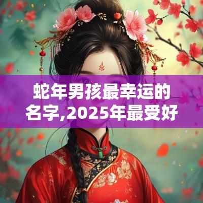 蛇年男孩最幸运的名字,2025年最受好运垂青的男孩名字
