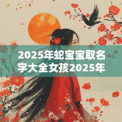2025年蛇宝宝取名字大全女孩2025年最旺女孩名字