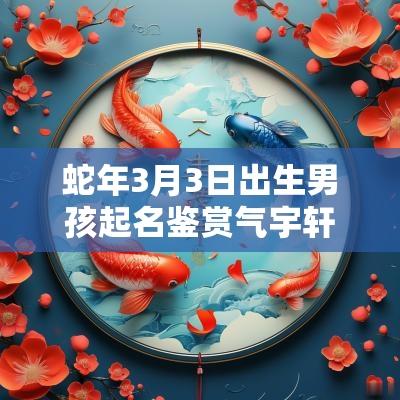 蛇年3月3日出生男孩起名鉴赏气宇轩昂的属蛇男宝宝名字