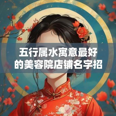 五行属水寓意最好的美容院店铺名字招财美容院带水名字推荐