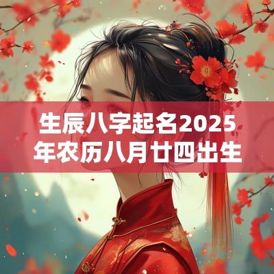 生辰八字起名2025年农历八月廿四出生的孩子命运分析