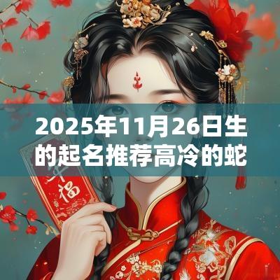 2025年11月26日生的起名推荐高冷的蛇年孩子名字