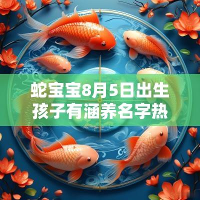 蛇宝宝8月5日出生孩子有涵养名字热门属蛇孩子起名合集