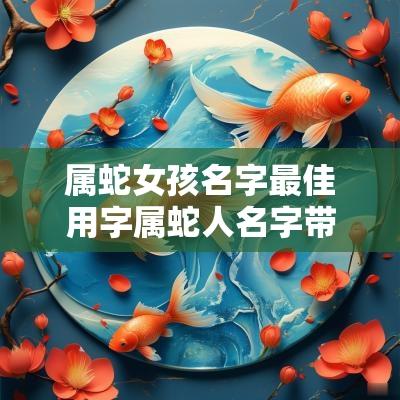 属蛇女孩名字最佳用字属蛇人名字带这些字都是有福之人