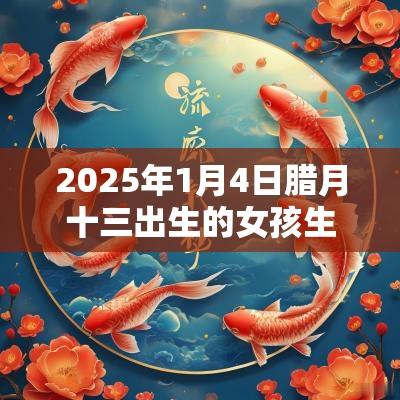 2025年1月4日腊月十三出生的女孩生辰八字宝宝取名