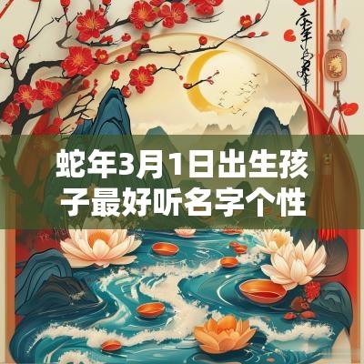 蛇年3月1日出生孩子最好听名字个性又洋气的蛇宝宝取名