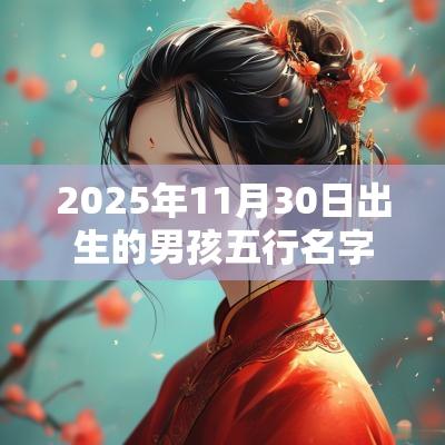 2025年11月30日出生的男孩五行名字缺木最佳用字