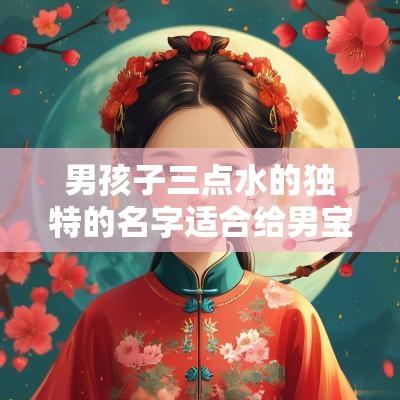 男孩子三点水的独特的名字适合给男宝宝取的助运名字赏析