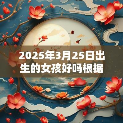2025年3月25日出生的女孩好吗根据五行旺缺起名字