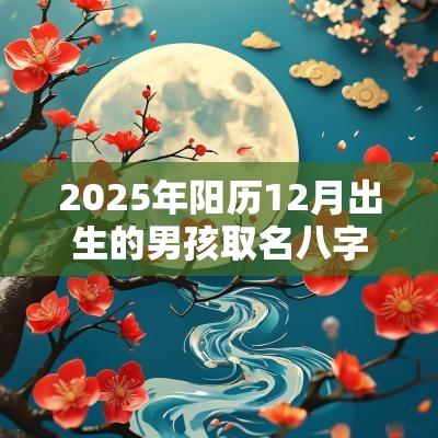 2025年阳历12月出生的男孩取名八字解析起高分名字