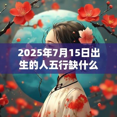 2025年7月15日出生的人五行缺什么补金的名字推荐 2025年7月15日出生的人五行缺什么补金的名字推荐