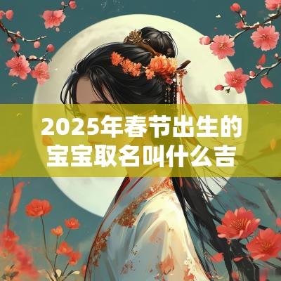 2025年春节出生的宝宝取名叫什么吉祥的蛇年宝宝名字