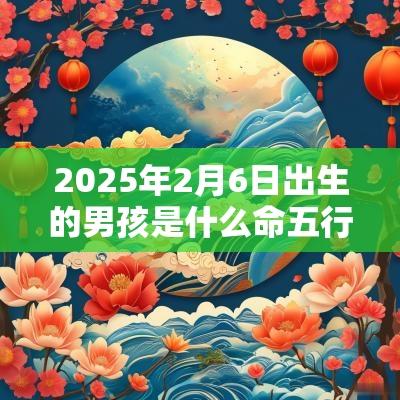 2025年2月6日出生的男孩是什么命五行缺土取名儒雅