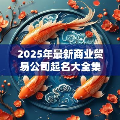 2025年最新商业贸易公司起名大全集新颖独特的名字