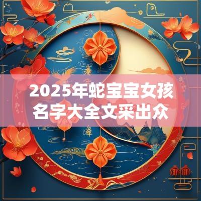 2025年蛇宝宝女孩名字大全文采出众的新生女宝宝取名
