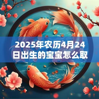 2025年农历4月24日出生的宝宝怎么取名取名宜用字