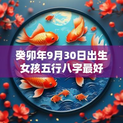 癸卯年9月30日出生女孩五行八字最好听的属蛇女宝宝名字
