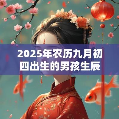 2025年农历九月初四出生的男孩生辰今日周易五行取名