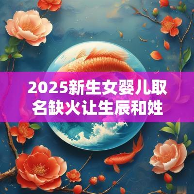 2025新生女婴儿取名缺火让生辰和姓名之间完美契合