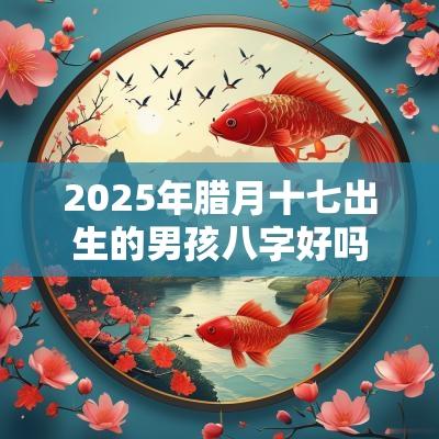 2025年腊月十七出生的男孩八字好吗今日五行缺木取名