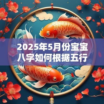 2025年5月份宝宝八字如何根据五行喜缺取名有助运势