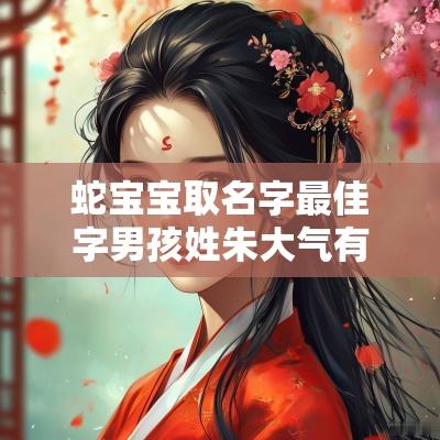 蛇宝宝取名字最佳字男孩姓朱大气有气质的男生名字推荐