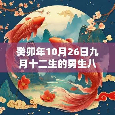 癸卯年10月26日九月十二生的男生八字取名有好运的名字